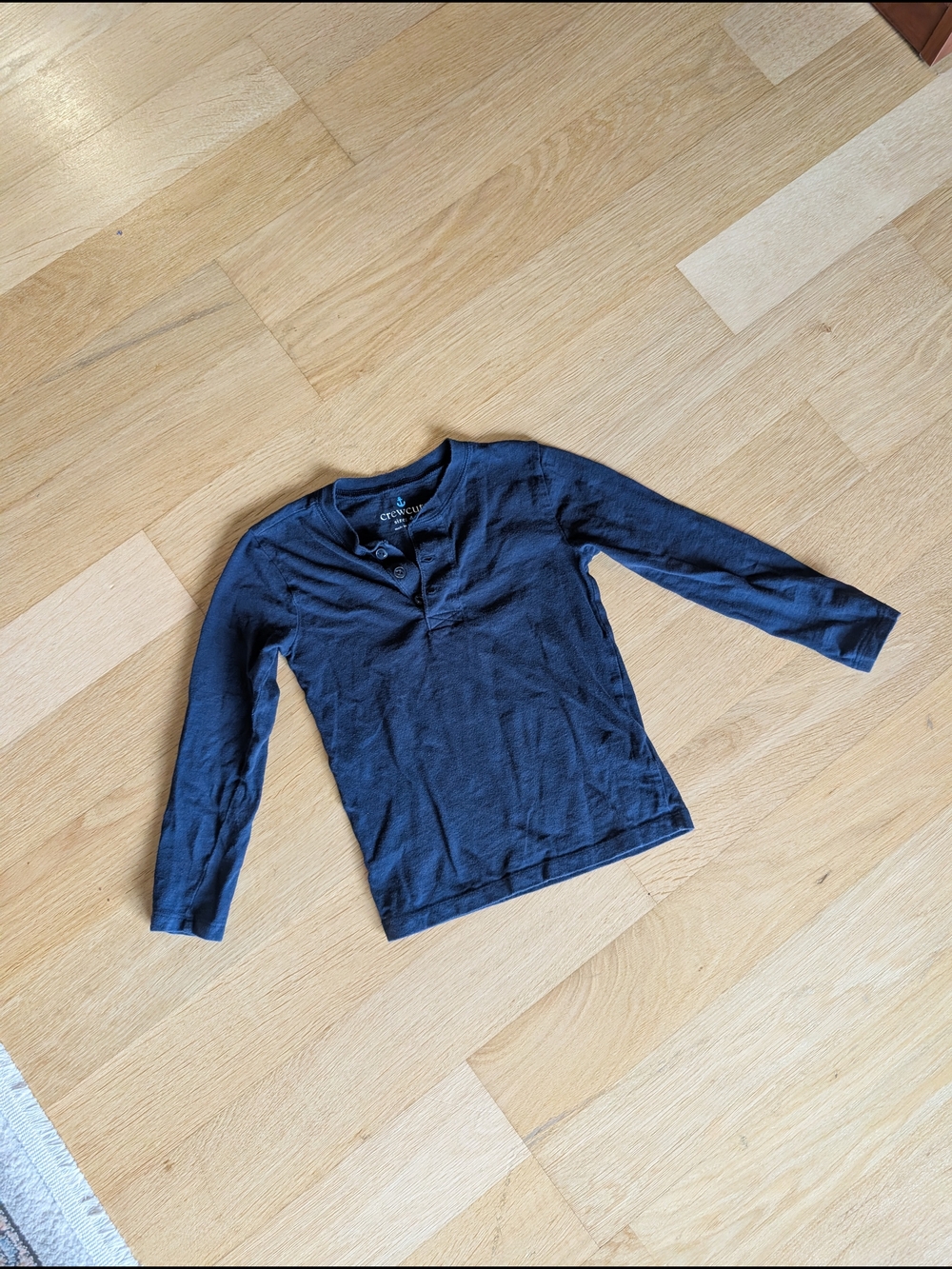 Crew Cuts Blue Cotton Long Sleeve Shirt